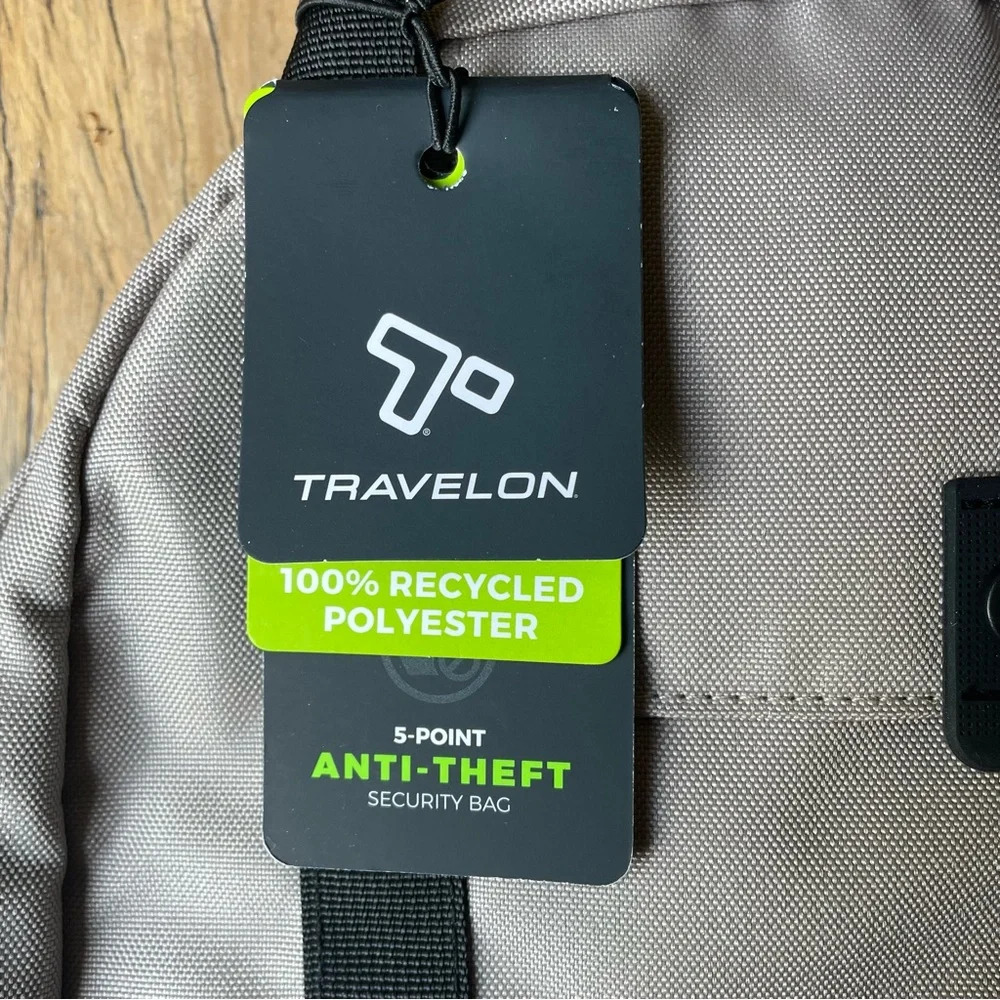 Travelon Backpack Anti-Theft Daypack Driftwood - Picture 6 of 16
